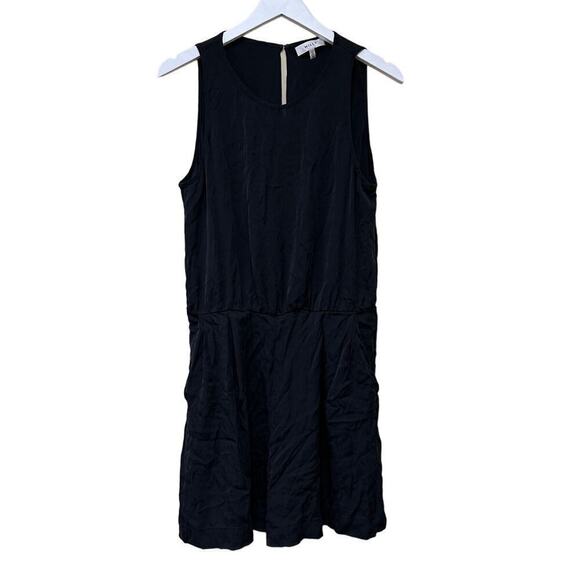 Milly Black Quiet Luxury Sleeveless Short Romper Size 12 - Picture 1 of 10